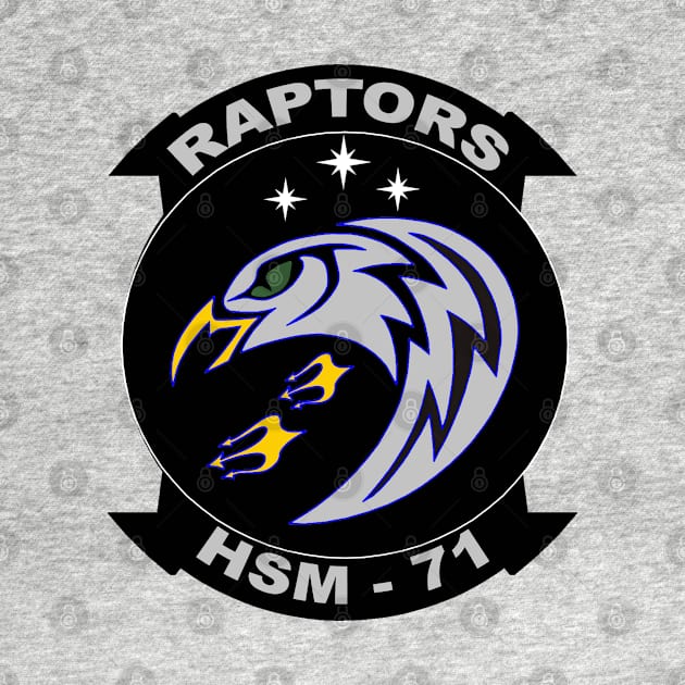 Helicopter Maritime Strike Squadron Seven One (HSM-71) Raptors by Airdale Navy